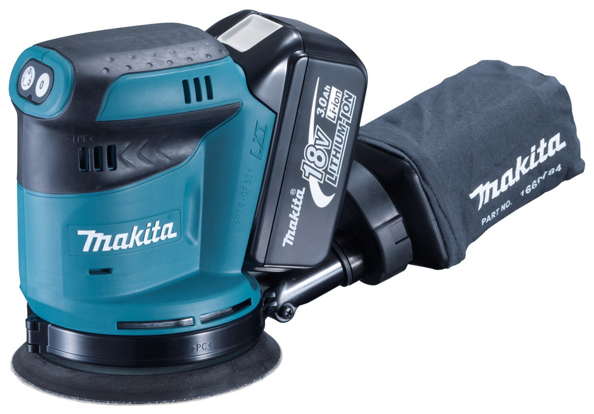 Аккумуляторная эксцентриковая шлифовальная машина Makita DBO180RFE