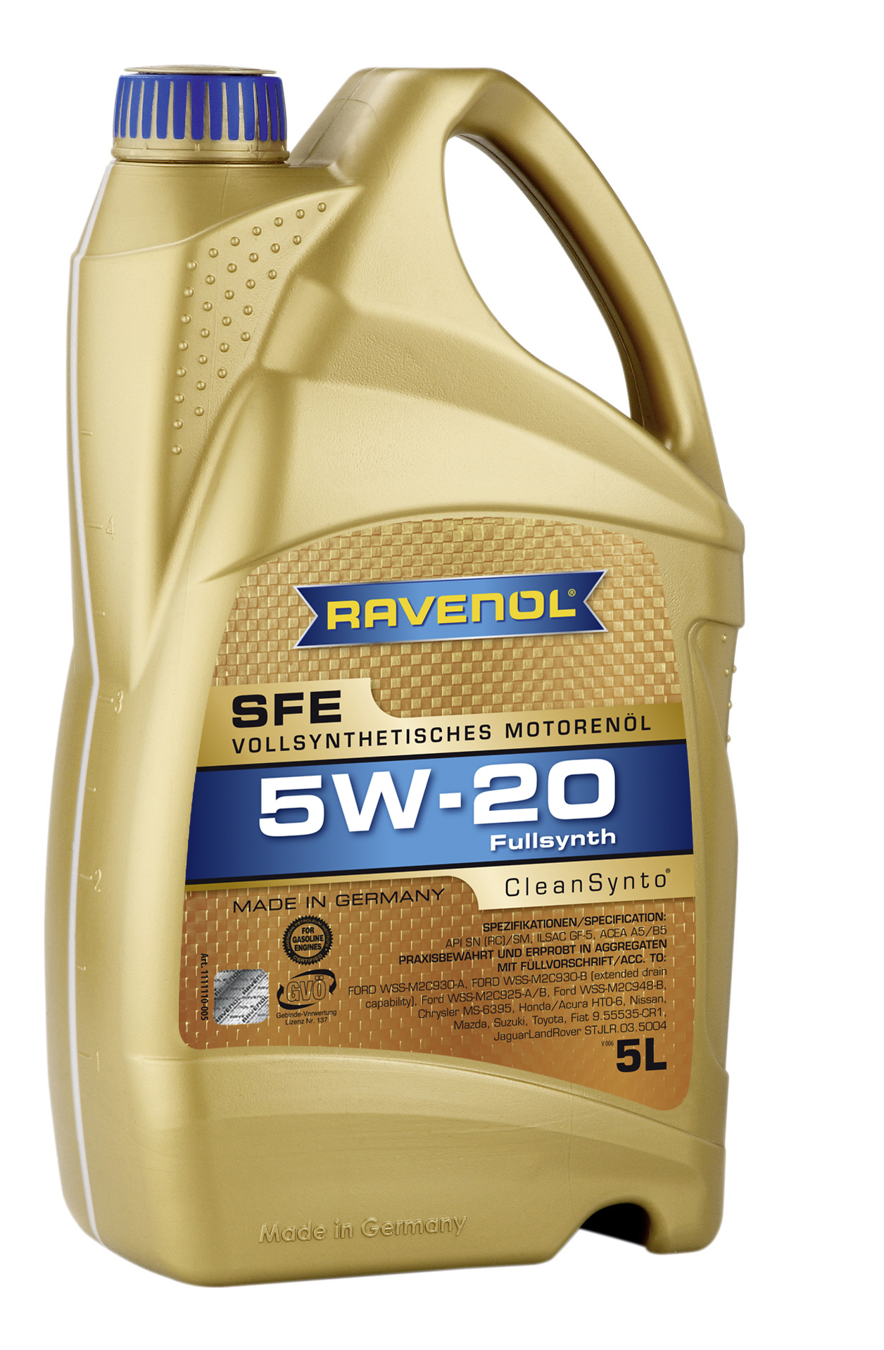 фото Моторное масло ravenol super fuel economy sfe sae 5w-20 5л