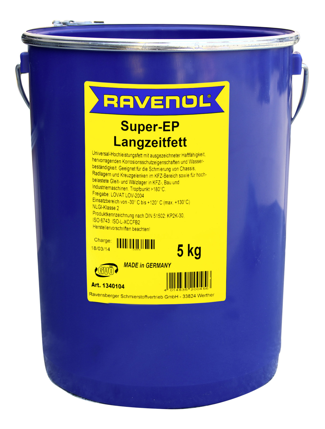 фото Смазка ravenol super ep-langzeitfett 5 кг