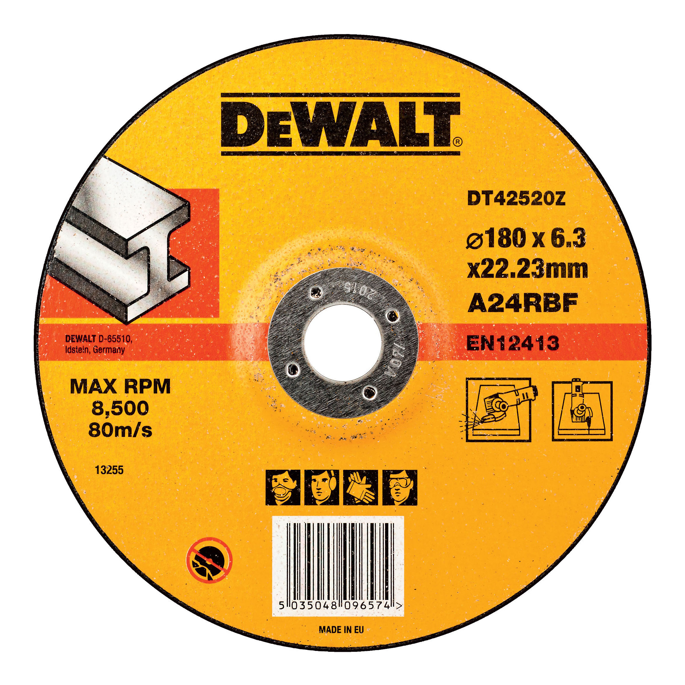 Шлифовальный диск по металлу для угловых шлифмашин DeWALT DT42520Z-QZ