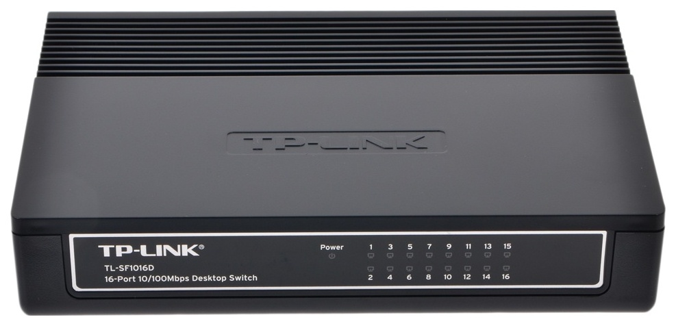 

Коммутатор TP-LINK TL-SF1016D Black, TL-SF1016D