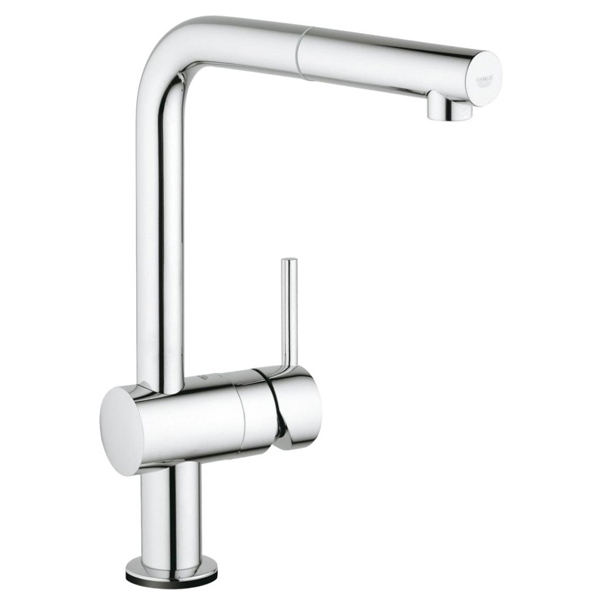 фото Смеситель для кухонной мойки grohe minta touch 31360001 хром