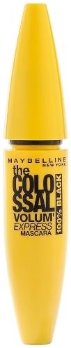 Тушь для ресниц MAYBELLINE Volume Express. Colossal, 100% черная тушь для ресниц maybelline new york volume express colossal go extreme