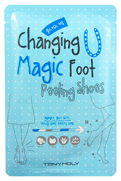 Маска для ног TONY MOLY Сhanging U Magic Foot Peeling Shoes отшелушивающая, 17 мл маска для ног tony moly сhanging u magic foot peeling shoes отшелушивающая 17 мл