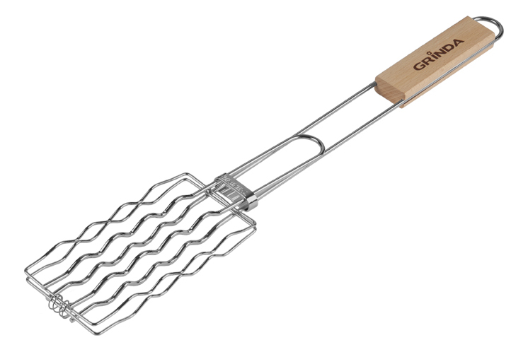 

Решетка для шашлыка Grinda 424730 17 х 8,5 см, Для сосисок 170х85 мм