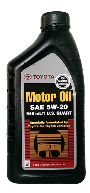 фото Моторное масло toyota motor oil sm/sn 5w20 0,946 л