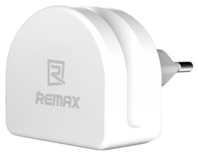 фото Сетевое зарядное устройство remax moon-charger plug rmt7188, 2 usb, 2,1 a, white