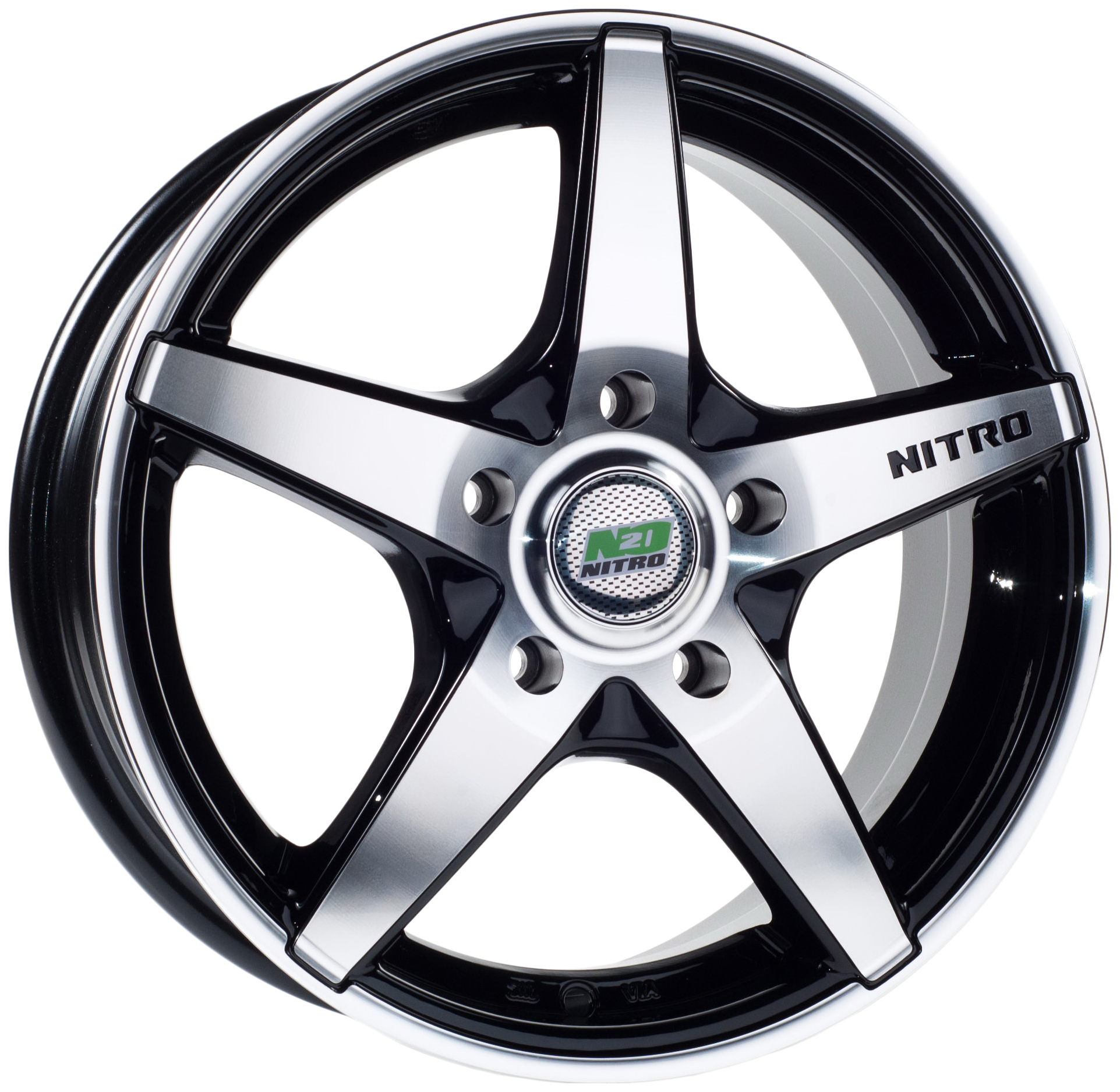 

Колесный диск Nitro Y3119 R15 6J PCD5x112 ET47 D57.1 (41026545), Черный;серебристый