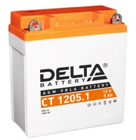 фото Аккумулятор автомобильный delta ct 1205.1 5 ач