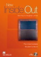 фото New inside out pre intermediate student's book + cd macmillan