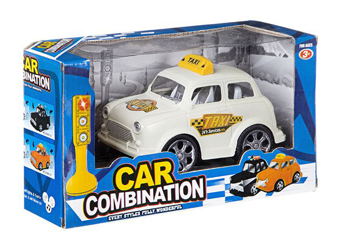 

Игрушечная машина Такси Gratwest Б81746, Белый