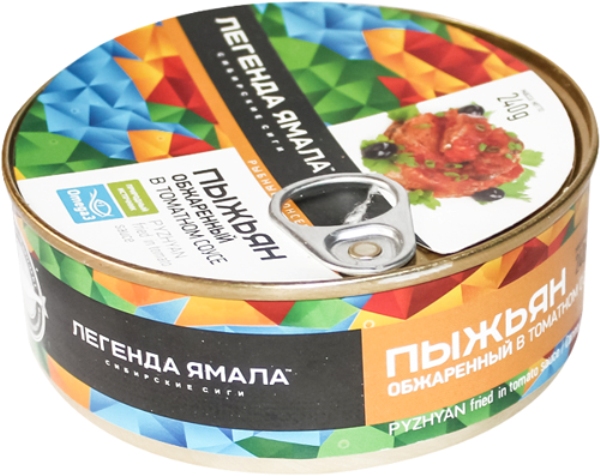 

Пыжьян Легенда Ямала обжаренный в томате 240 г