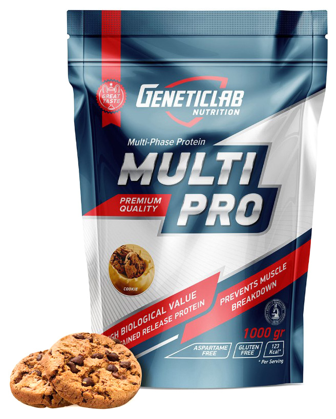 Протеин GeneticLab Nutrition Multi Pro, 1000 г, cookie