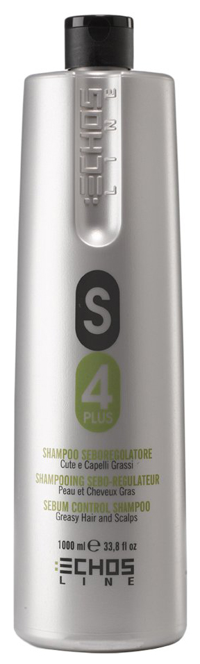 фото Шампунь echos line s4 plus sebum control shampoo 1000 мл