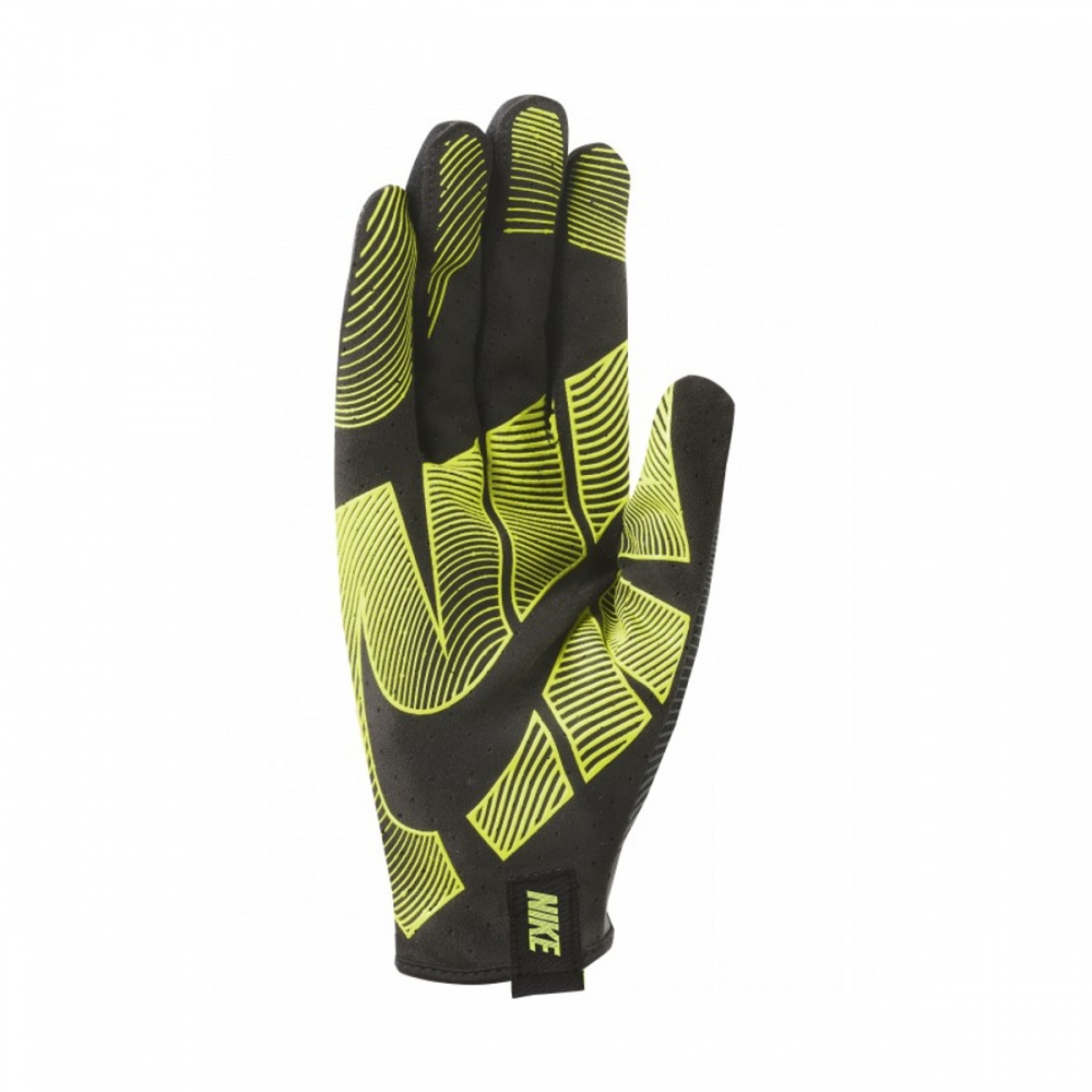 фото Перчатки nike men's lunatic training gloves, черные/желтые, l