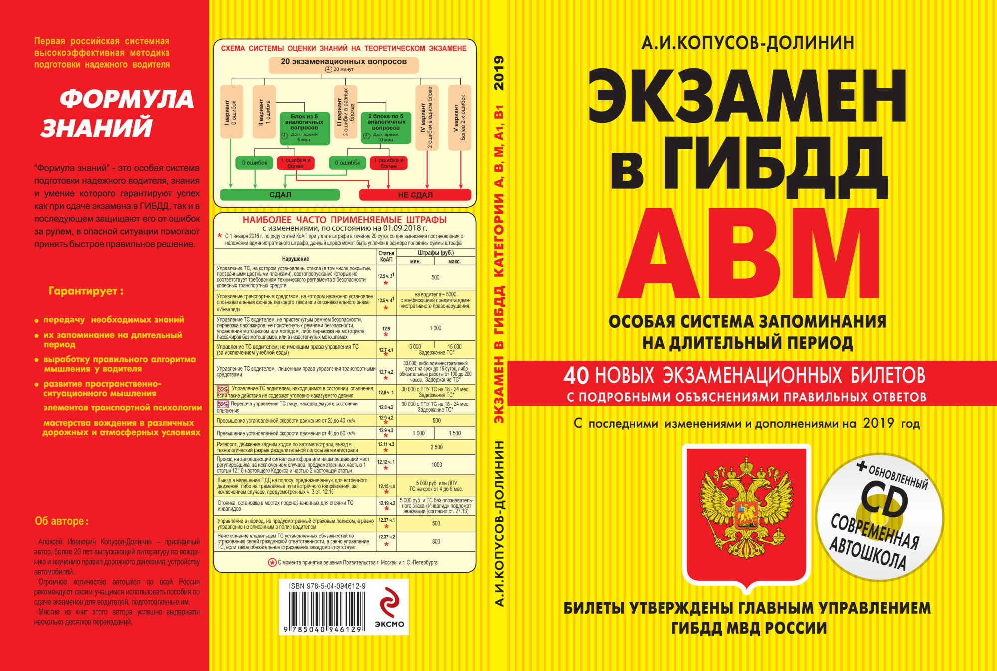 

Экзамен в ГИБДД. Категории А, В, M, подкатегории A1, B1. Особая система запоминания. С изм