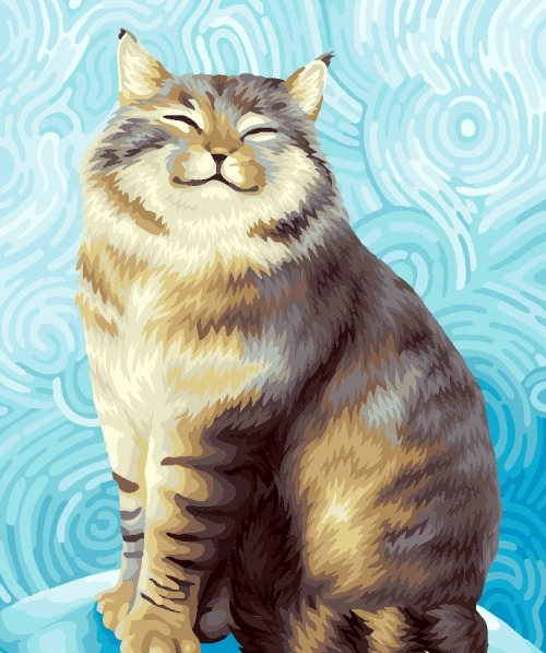 фото Набор для рисования по номерам "март. котинова г" (30x40 см) русская живопись