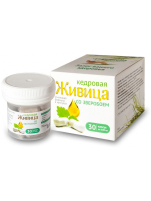 

Живица кедровая Ambrella Усиленная формула со зверобоем капсулы 30 шт., Живица кедровая Усиленная формула со зверобоем