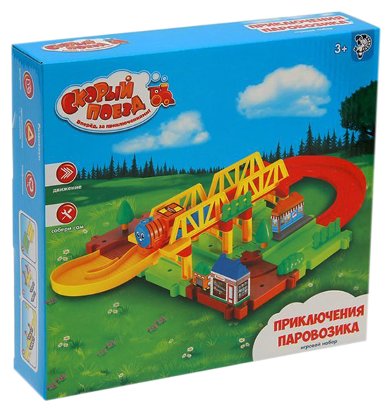 фото Железная дорога «весёлое путешествие», работает от батареек woow toys