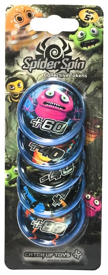 

Жетоны CATCHUP TOYS SS-002T-BLU Spider Spin. Collective Tokens (Blue)