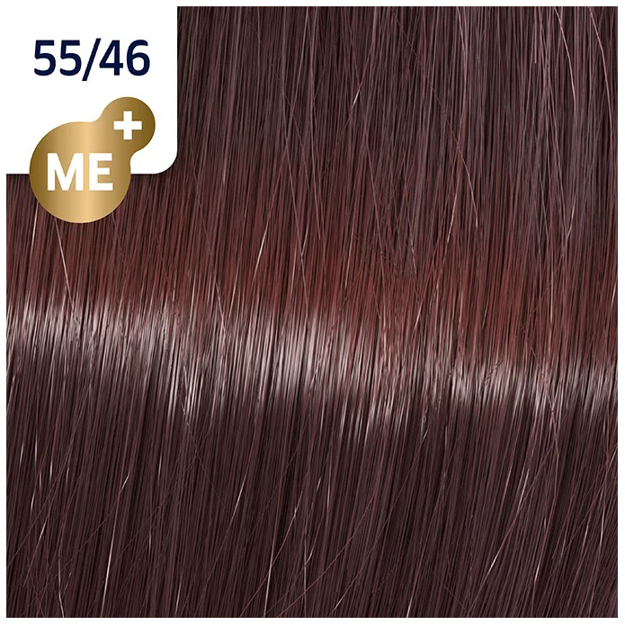 Краска для волос Wella Koleston Perfect Me+ Vibrant Reds 55/46 Амазония koleston perfect стойкая крем краска 00305546 55 46 амазония 60 мл тона intensive reds