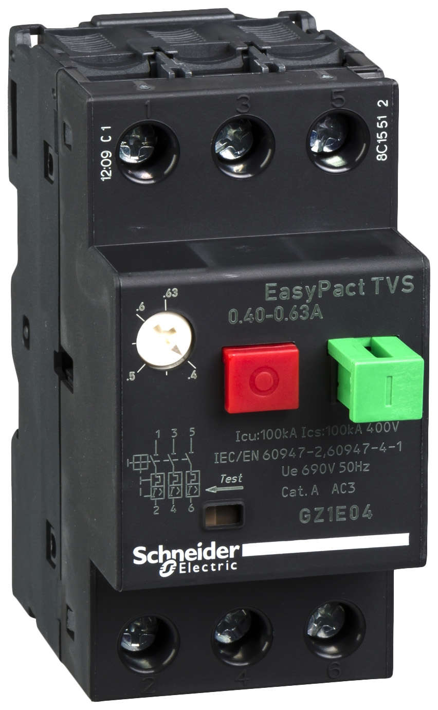 фото Выключатель автоматический easypact tvs, 0.4-0.63 а schneider electric