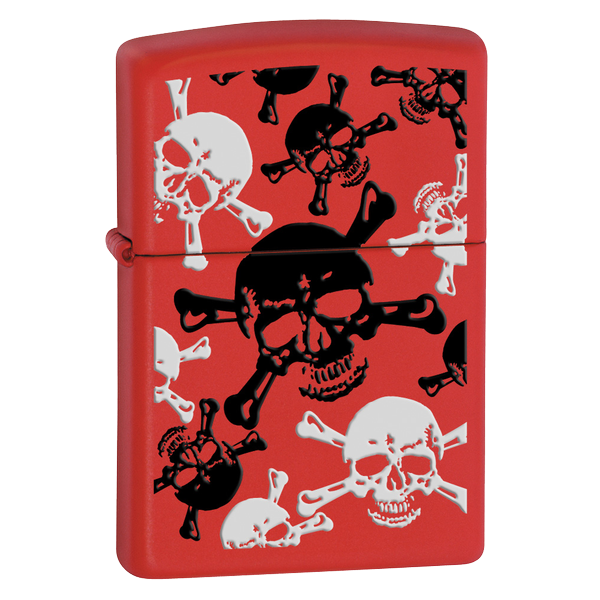 

Бензиновая зажигалка Zippo Skl&Xbns 24471 Red Matte, Красный, Skl&Xbns 24471