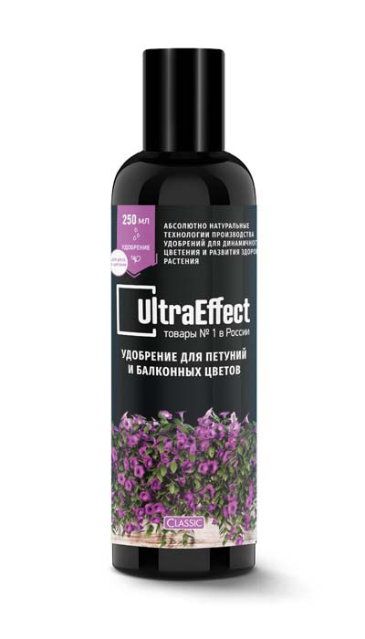 фото Органоминеральное удобрение ultraeffect для петуний и балконных цветов ueu010250 250 мл