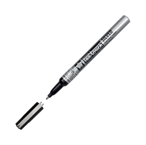 

Маркер Sakura Pen-Touch 02 серебряный серебристый