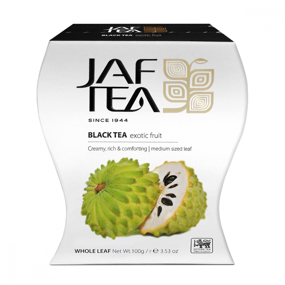 Чай Jaf Tea Exotic Fruit черный листовой с саусепом 100 г