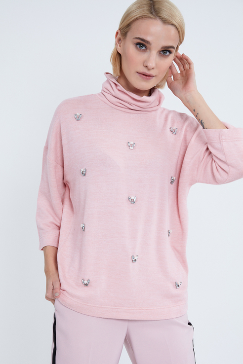 

Джемпер женский ZARINA 9122547447 розовый XS, 9122547447