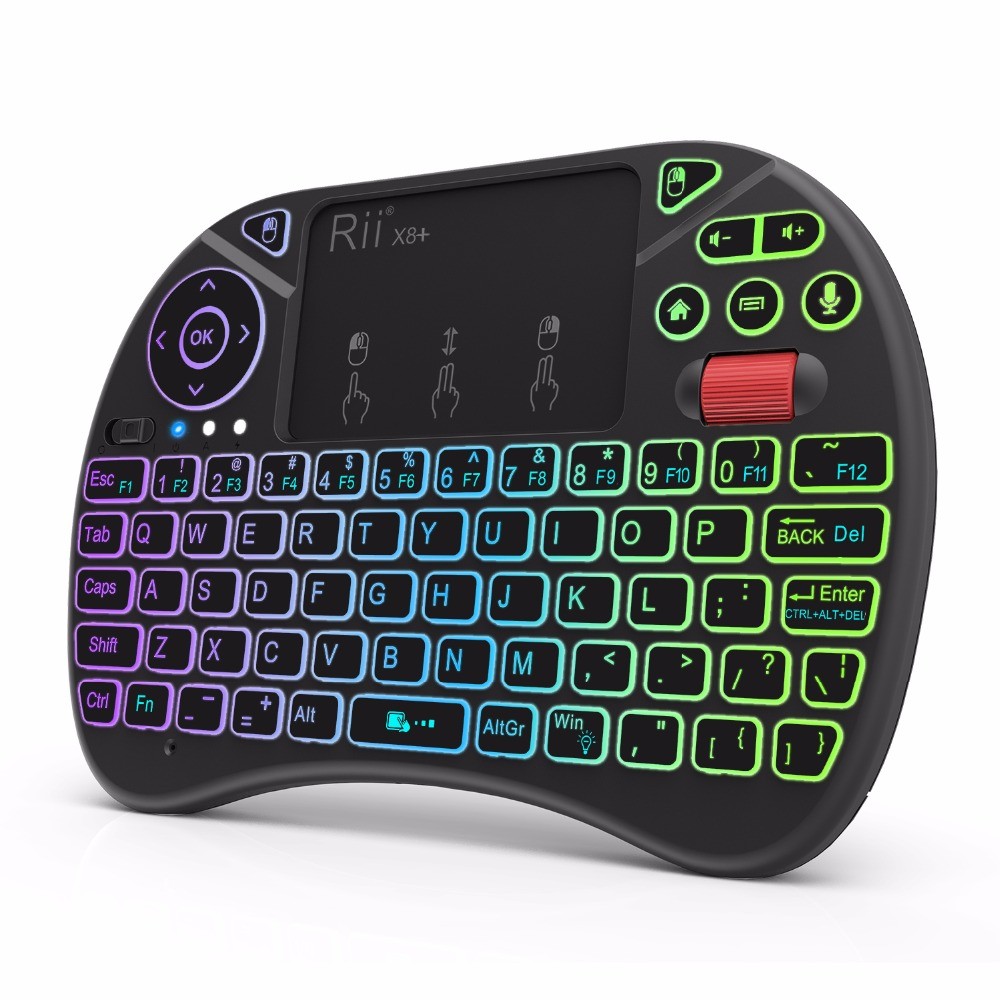 Беспроводная клавиатура Rii X8+ Black (4162)