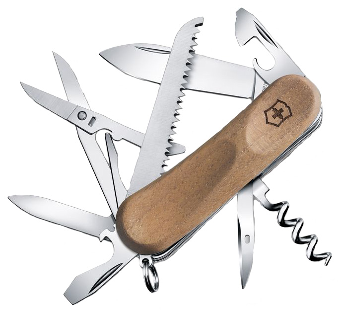 фото Мультитул victorinox evowood 17 2.3911.63 85 мм коричневый, 13 функций