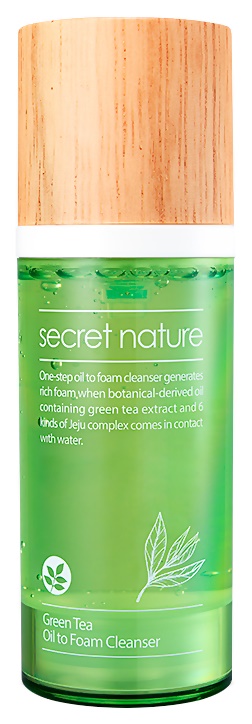 фото Масло для лица secret nature green tea oil to foam cleanser 100 мл