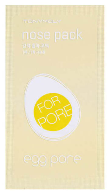 Патчи для очищения кожи Tony Moly Egg Pore Nose Pack 2 г комкующийся наполнитель happy nose tofu зелёный чай 6л