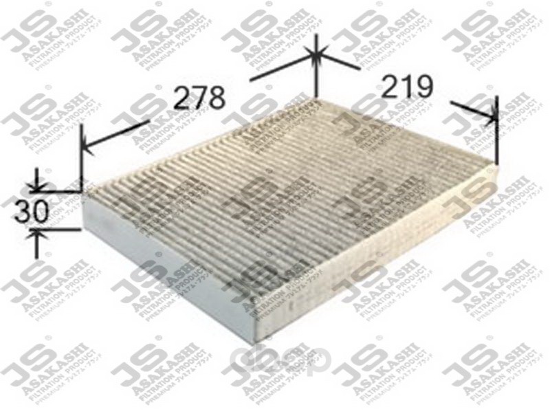 фото Фильтр воздушный салона js asakashi ac0116c