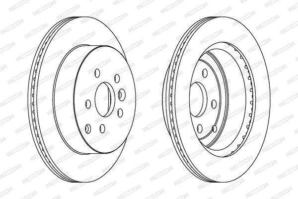 фото Тормозной диск ferodo ddf1609