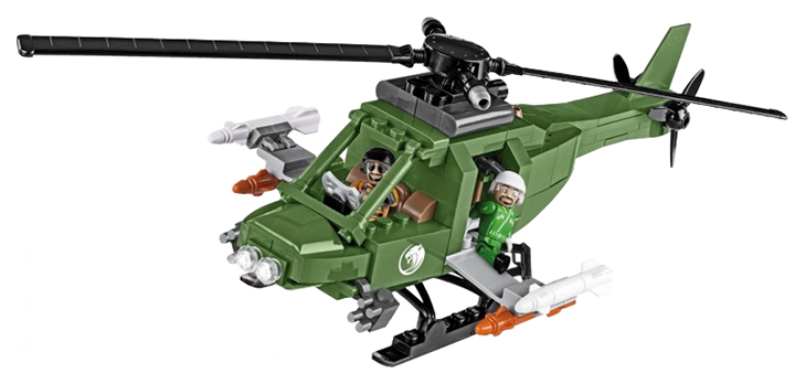 Конструктор пластиковый COBI Вертолет Wild warrior attack helicopter