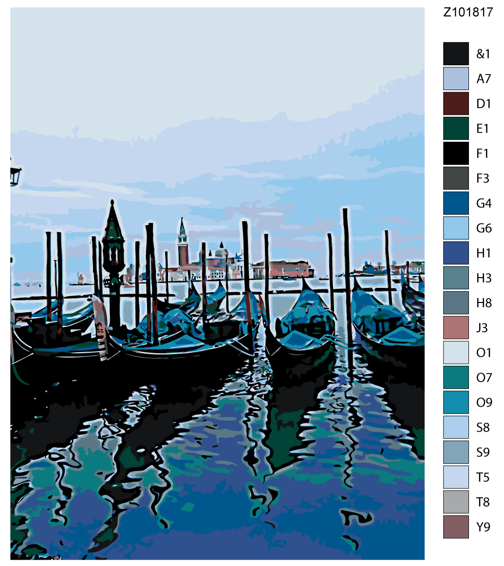 

Картина по номерам, 30 x 40, Z-Z101817, Z-Z101817