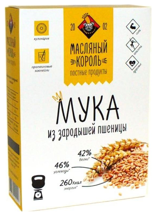 

Мука Масляный Король из зародышей пшеницы 300 г