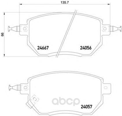 

Тормозные колодки HELLA PAGID/BEHR дисковые 8DB355011101
