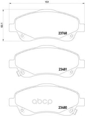

Тормозные колодки HELLA PAGID/BEHR дисковые 8DB355017321