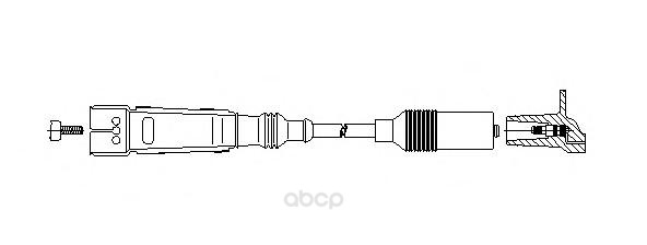 фото Провод высоковольтный audi/vw bremi 110/50