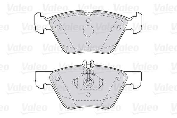 

Тормозные колодки Valeo дисковые 301636