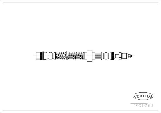 фото Шланг тормозной системы corteco 19018160
