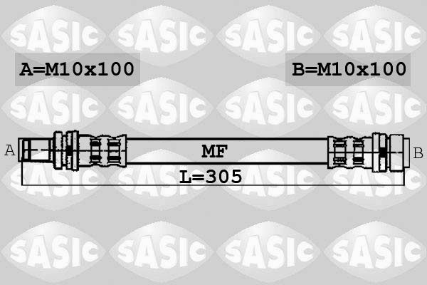 

Шланг тормозной системы SASIC 6600052