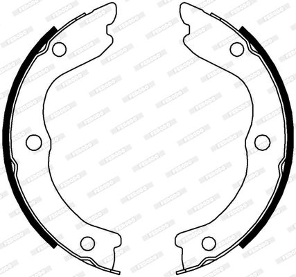 

Тормозные колодки дисковые FERODO FSB4004