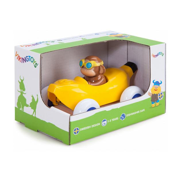 

Viking toys Машинка-банан 14 см, с Мартышкой, в подарочной упаковке, арт. 81363