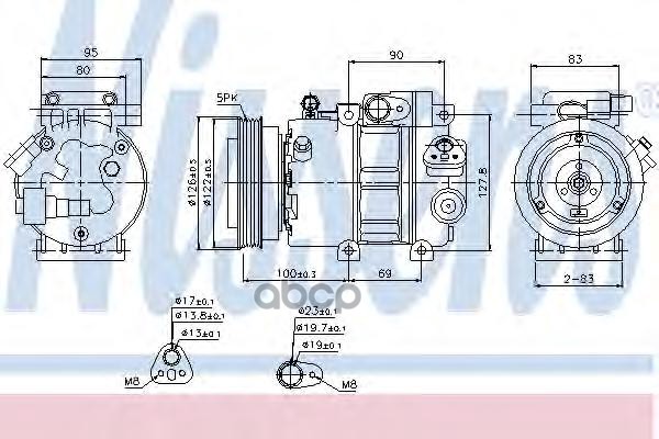 фото Компрессор кондиционера nissens 89292