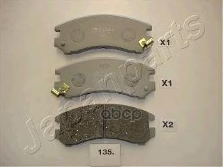

Комплект тормозных колодок Japanparts PA135AF